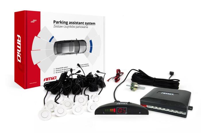 AMiO Parkošanās sensors 8 LED white