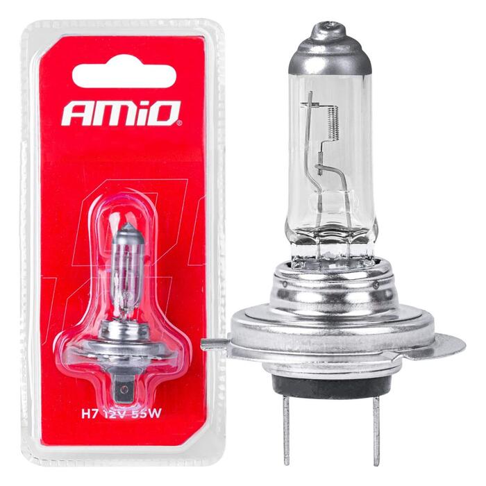 AMiO Halogen spuldze H7 12V/55W, filtr
