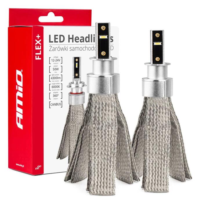 LED Headlights FLEX+ Series H3 canbus