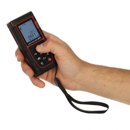 Digitālais lāzera attāluma mērītājs IP54 3mm/60m (4711)