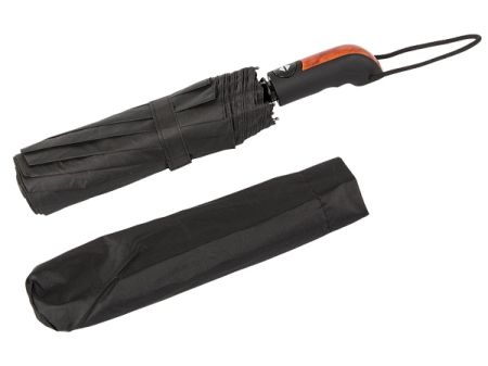 Автоматический зонт 100 см черный (P25006)