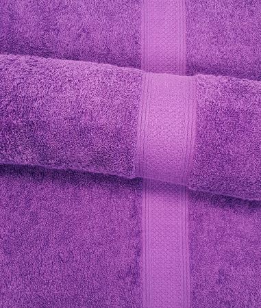 Махровое полотенце LUX violet (4146)