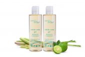 WAVES Pacifique Кастильский гель для душа Bergamot & Lemongrass, 2 шт x 200 мл