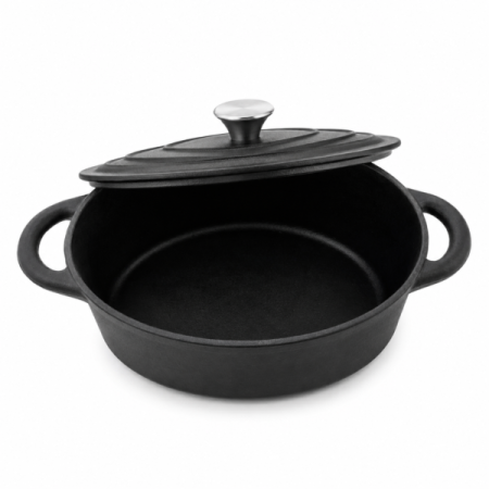 Čuguna pīle 5.5 L 32 cm melna (BP64869)