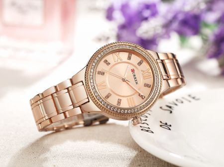 CURREN Женские наручные часы 9004 (ZC506C) rose gold + BOX