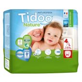 Tidoo Nature Подгузники ЭКО Размер 4/L - (7-18kg) 24 gab.