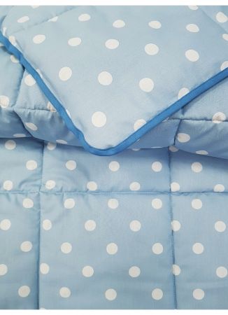 Детское стеганое шерстяное одеяло ALL SEASONS kids blue 100x140 cm