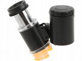 Карманный микроскоп 60x LED UV черный (P09169)