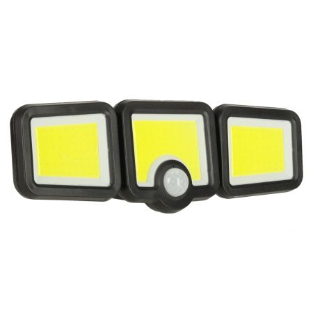 Āra lampa ar saules bateriju ar kustības un krēslas sensoriem 171 LED (preces kods 3091)