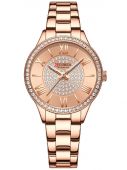 CURREN Sieviešu rokas pulkstenis 9084 (ZC509B) + BOX rose gold