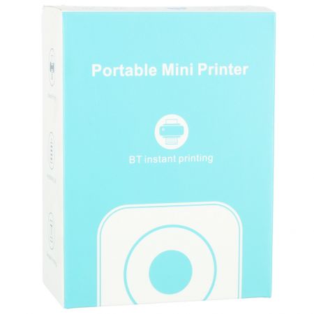Мини портативный принтер квадрат USB (4218)