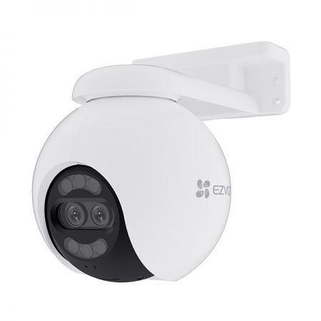 EZVIZ H80 (8MP+2MP) Уличная панорамная камера с поворотом на 360 градусов и двумя объективами, Wi-Fi (CS-H80x)