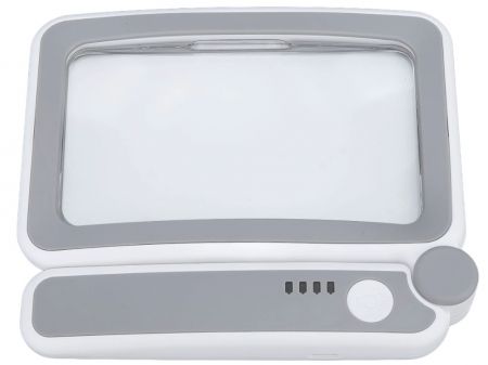 Lasīšanas palielināmais stikls 4x ar LED (P09207)