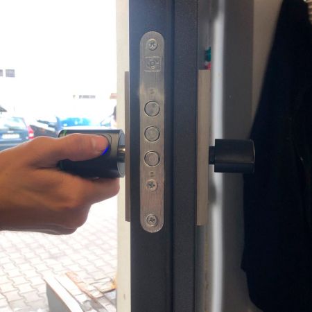 Электронный дверной замок с кодом отпечатка пальца Bluetooth (3851)