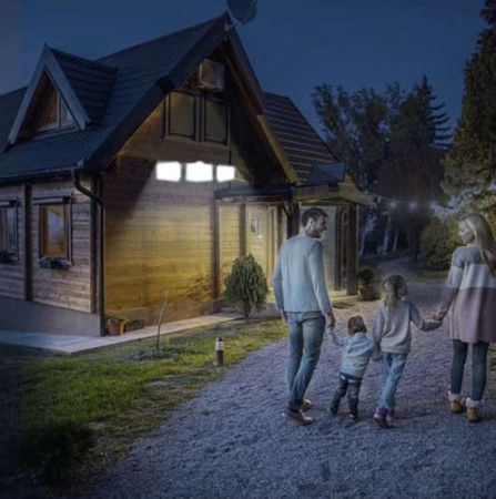 Уличный фонарь с солнечной батареей с панелью Izoxis 171 LED (P19440/P12324)
