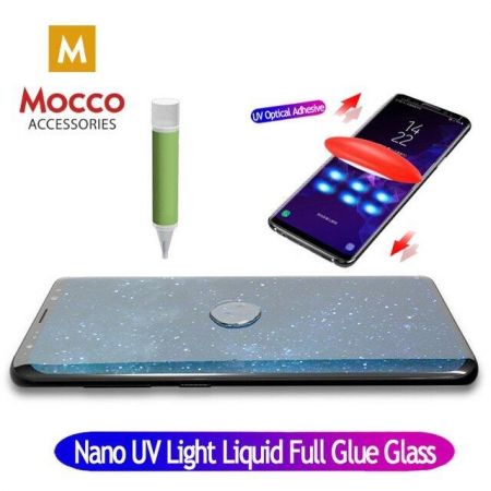 Mocco UV 9H Aizsargstikls + Eco Līme + Lampa Priekš Apple iPhone XS Max / iPhone 11 Pro Max Caurspīdīgs (MC-UV-3D-IPHXSM-9H)