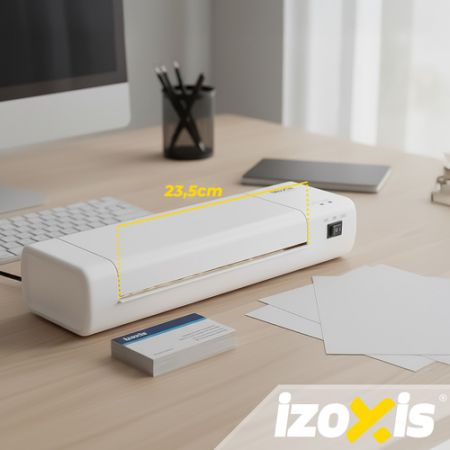 Ламинатор А4 500W комплект 4-в-1 резак, скруглитель углов, 60 пленок (код товара P25417)