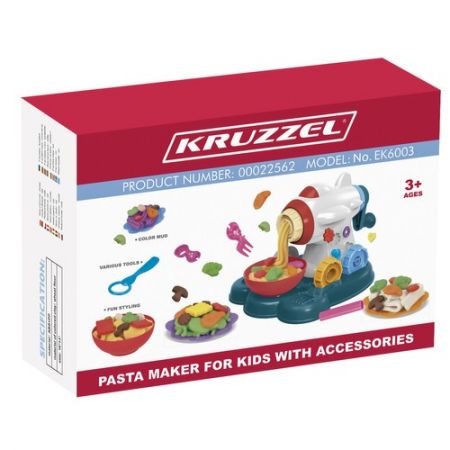 Makaronu mašīna ar piederumiem (plastilīns) (preces kods P22562)