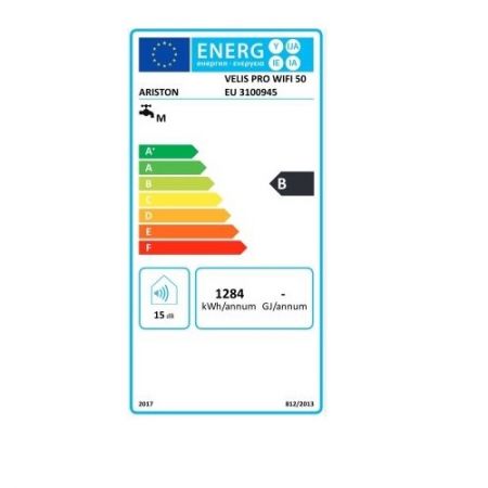 Ariston Ūdens sildītājs elektriskais Velis PRO WIFI 50 EU vertikāls/horizontāls (3100945)