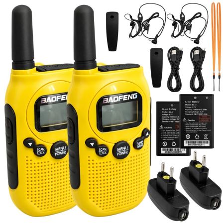 Rācijas komplekts Walkie Talkies 2 Pack dzeltenas (P14680_ZO)