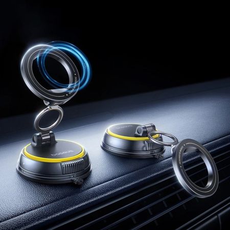 Baseus VC2 Flex Suction Cup Magnetic Clamp Car Mount Автомобильный держатель / космический чёрный (C0013803)