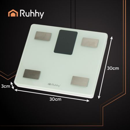 Весы для ванной Smart Bluetooth аналитические белые (P20676)