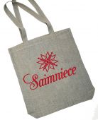Льняная сумка для покупок [SAIMNIECE ] (2829)