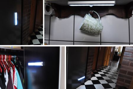 LED лампа с датчиком движения 10 LED (P3455)