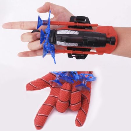 Перчатка Спайдермена с пусковой установкой + стрелы Spiderman (P20527/P26692)