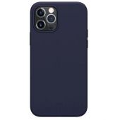 Mocco Liquid Silicone Soft Back Case Силиконовый чехол для Apple iPhone 12 Mini Cиний (MO-LQ-IPH12M-BL)