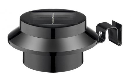 Dārza lampa ar saules bateriju 3LED melna (PZD52)