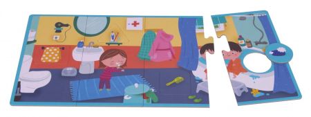 APLI kids Puzle Māja The house puzzle 17894