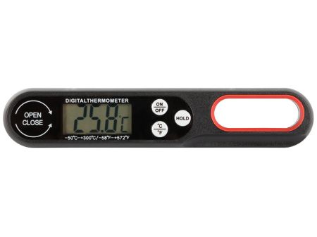 Elektronisks termometrs ar LCD displeju -50 līdz 300 °C melns (P07176_CZ)