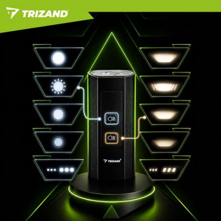 Велосипедный передний и задний фонарь 1300lm 5200mAh USB (P27800)