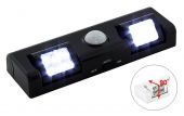 LED лампа с датчиком движения 8 LED черная (PZD26B)