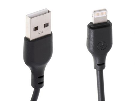 Автомобильное зарядное устройство DUAL USB + Lightning черное (5333)