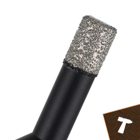 Dimanta caurumzāģu komplekts 6–68 mm + adapteris - 6 daļu komplekts keramikas izstrādājumiem un keramikai Bigstreen (P27079)