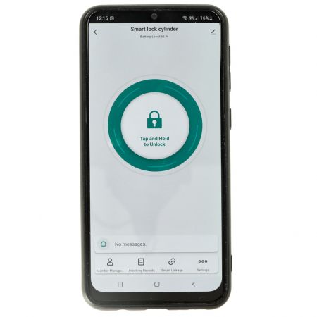 Электронный дверной замок с кодом отпечатка пальца Bluetooth (3851)