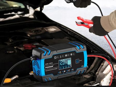 Автоматическое автомобильное зарядное устройство 12V 24V (P10096)