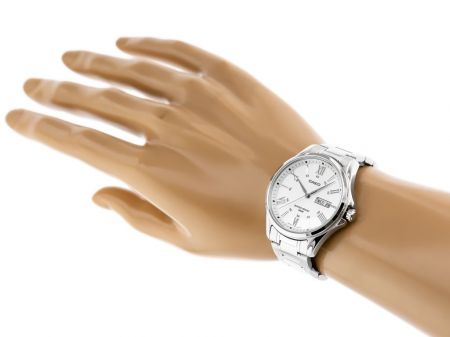 CASIO Мужские наручные часы MTP-1384D-7A (ZD108A) + BOX silver