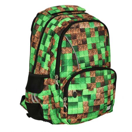 Skolas mugursoma Straight Pixel Cubes (3760_2)
