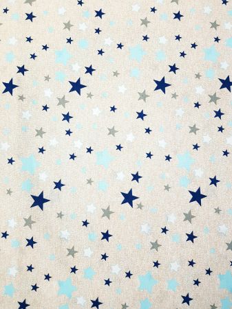 Простынь blue beige STARS (3591)