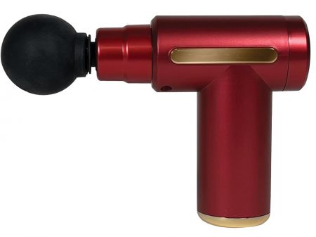 Mini masāžas pistole 4 uzgaļi sarkana (P24216_CZE)