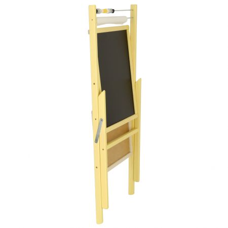 Двухсторонняя доска с мелками, магнитами и рулоном бумаги 46x43x89см (3826)