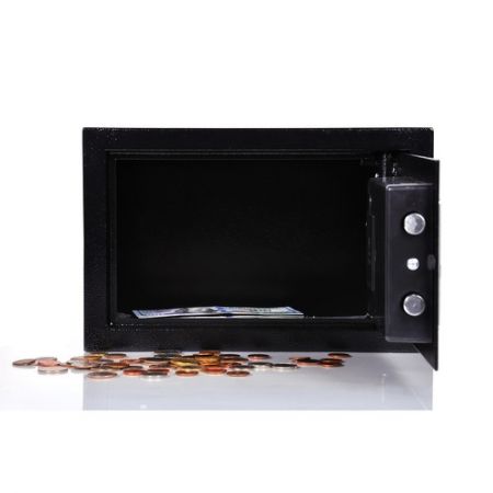 Электронный сейф c цифровым кодом и ключом XL P22627
