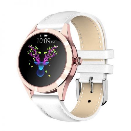 Gino Rossi Smartwatch SW017-5 r.gold/white (SG011E)