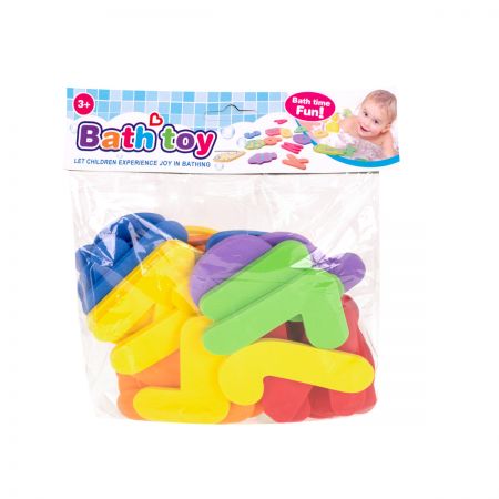 Игрушка для ванной цифры и буквы 36 эл. (7221)