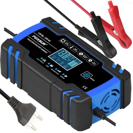 Автоматическое автомобильное зарядное устройство 12V 24V (P10096)