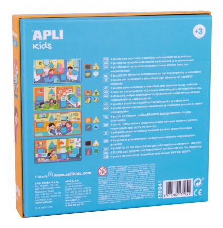 APLI kids Puzle Māja The house puzzle 17894