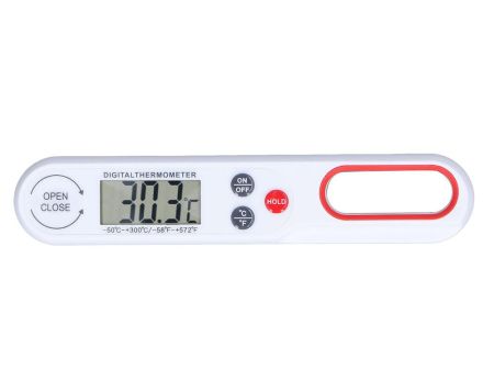 Elektronisks termometrs ar LCD displeju -50 līdz 300 °C balts (P07176_B)